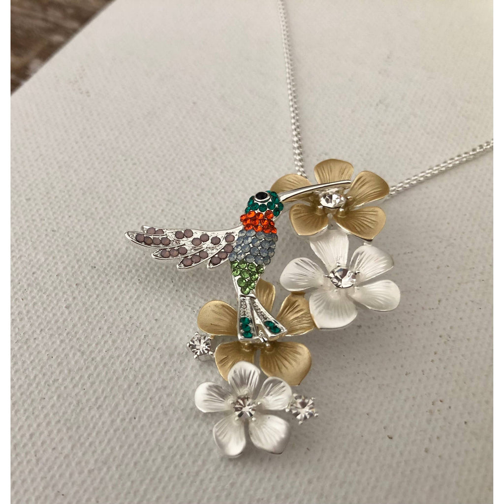 Hummingbird / Colorful Necklace