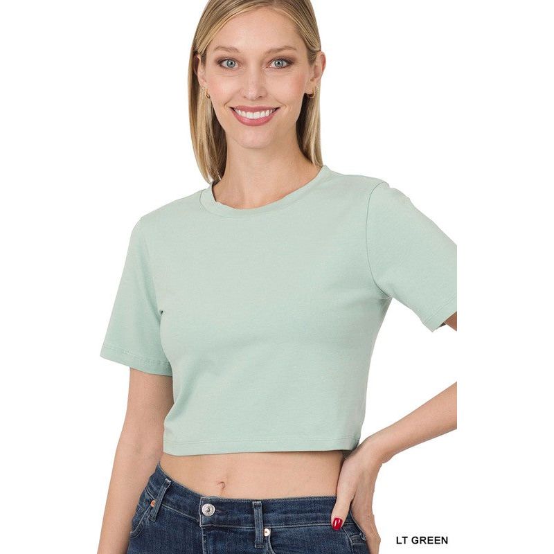 Cotton Crop tops 2 Colors Small ~ XL