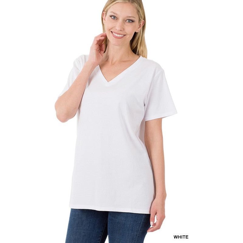 100% Cotton V Neck Tee's ~ 3 Colors ( Now 15% off )
