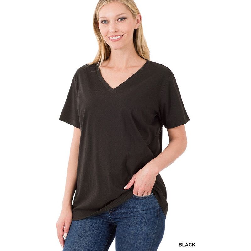 100% Cotton V Neck Tee's ~ 3 Colors ( Now 15% off )