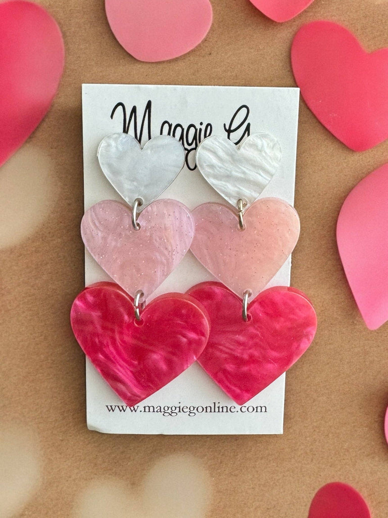 Valentine earrings Acrylic Earrings