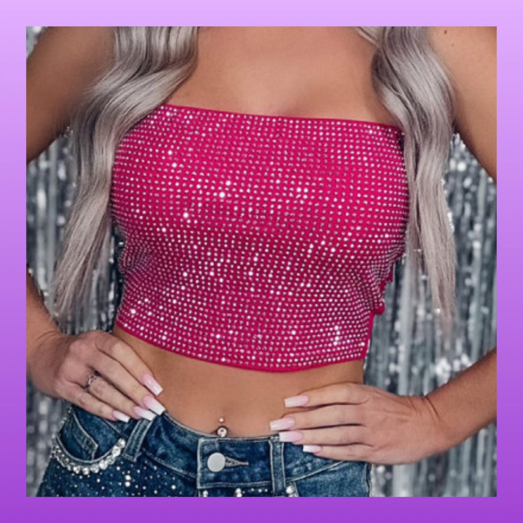 Barbie Pink Sparkle Tube Top ~ Just in but on Sale 15 % off