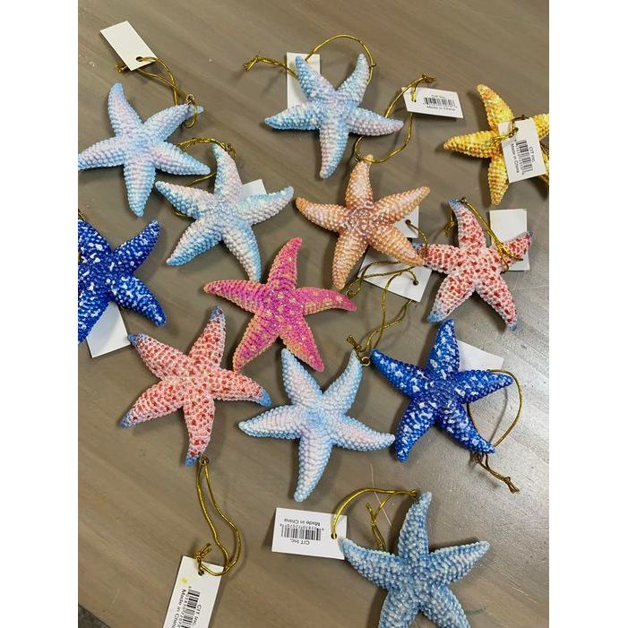 Sparkle Starfish ornaments
