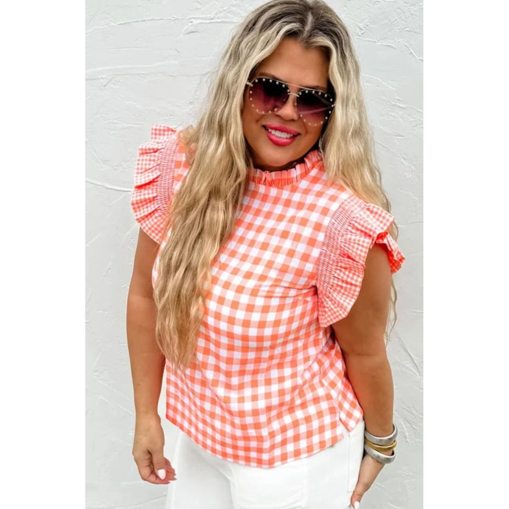 Summer Ruffle tops 3 colors  limited quantities