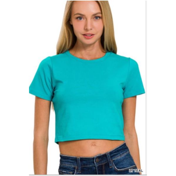 Cotton Crop tops Now 4  Colors Small ~ XL Now $8.99