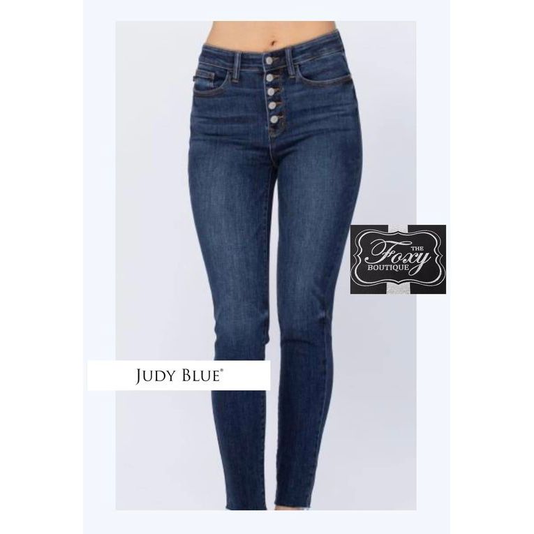 Judy Blue Button Fly Skinny Classic ~ 10% off ladies