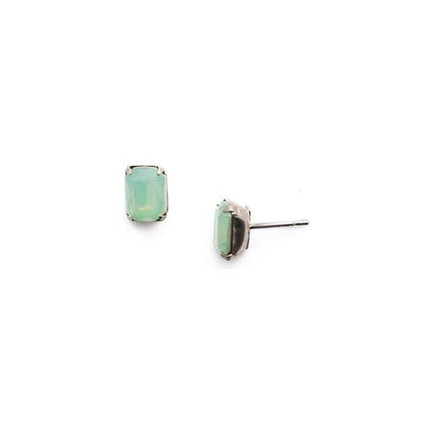 Sorrelli Night Frost Mini Emerald Studs