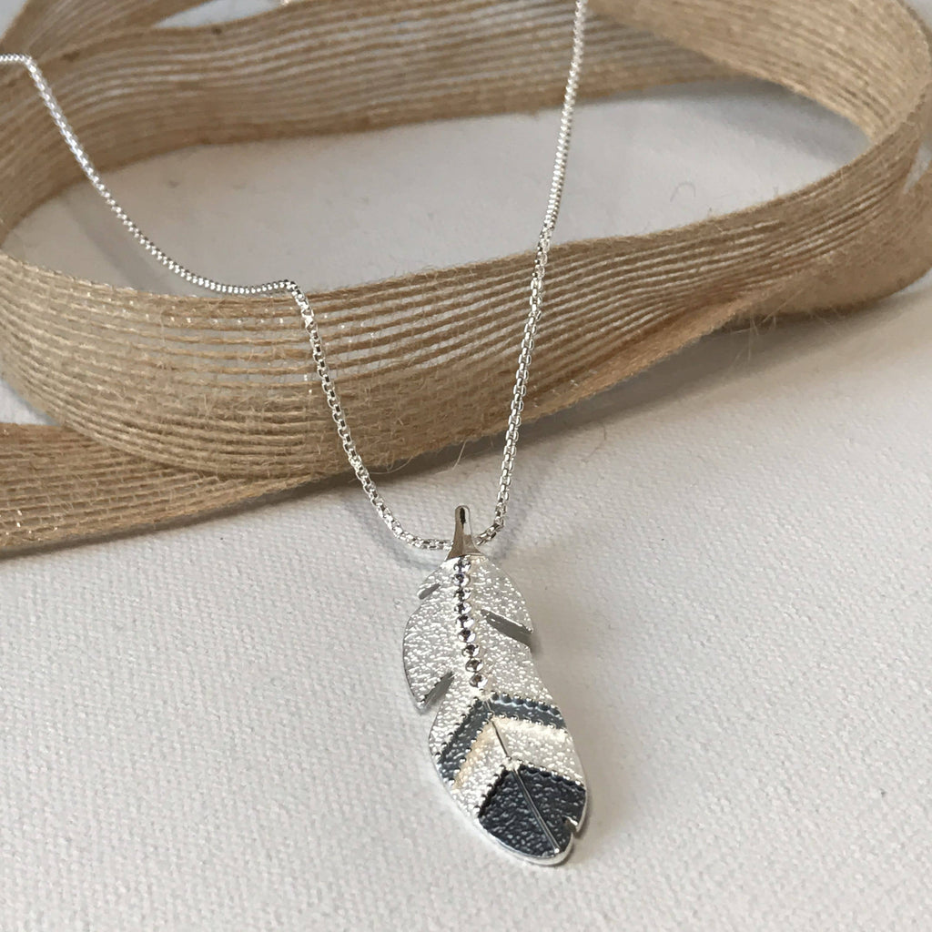 Eagle Feather Necklace / Petite on Card