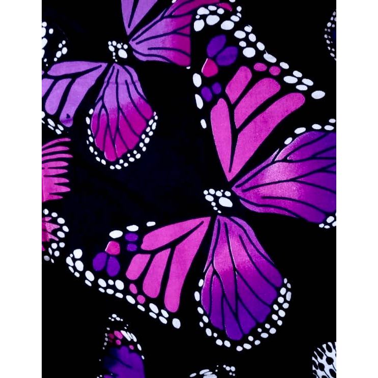 Sequined Butterfly Summer Top/Cover Up Black 1 left