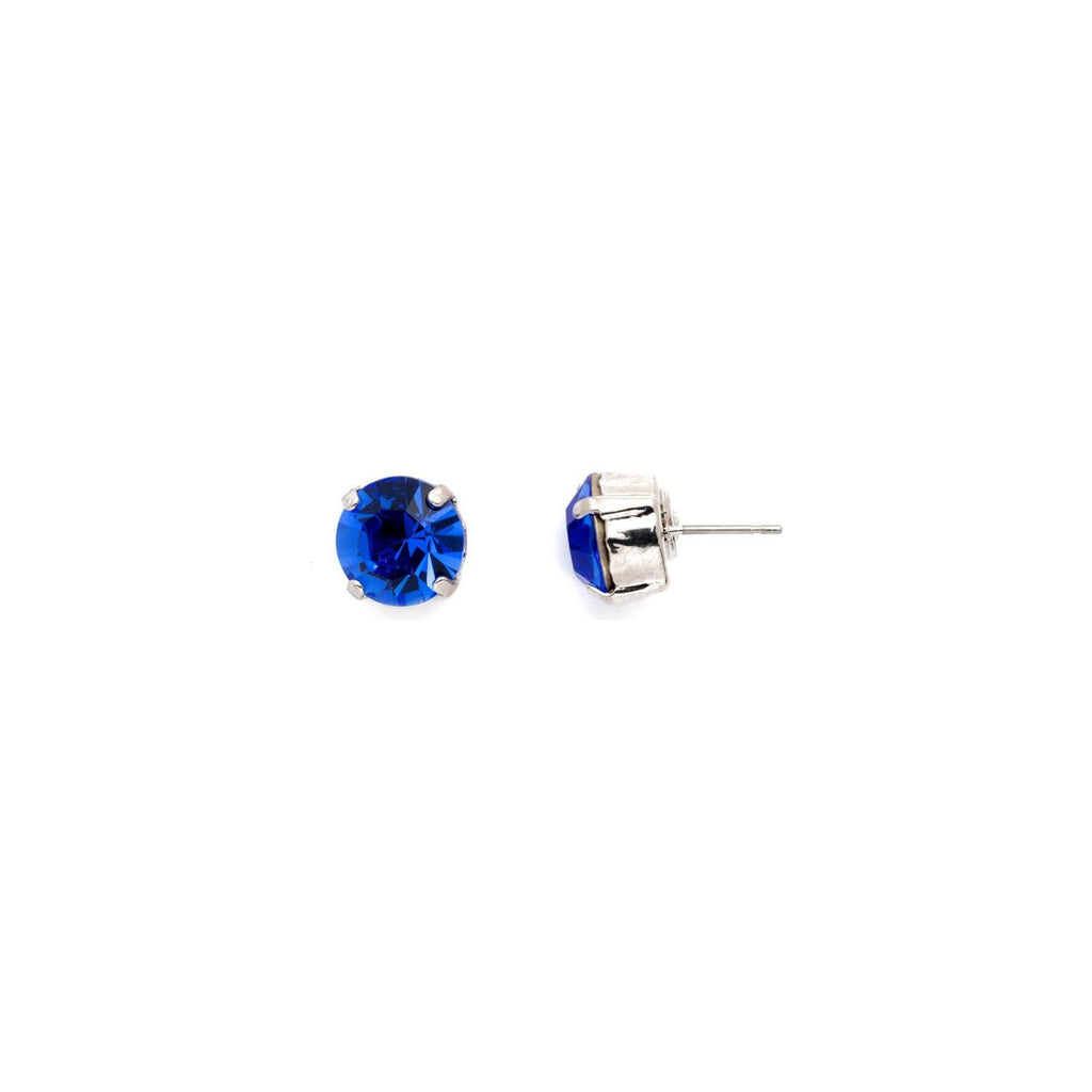Round Crystal Stud Earring - ECM14RHSAP