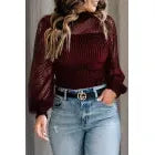 Burgundy Lace Body Suit Sizes Small ~ XL ( Now $17.99 )