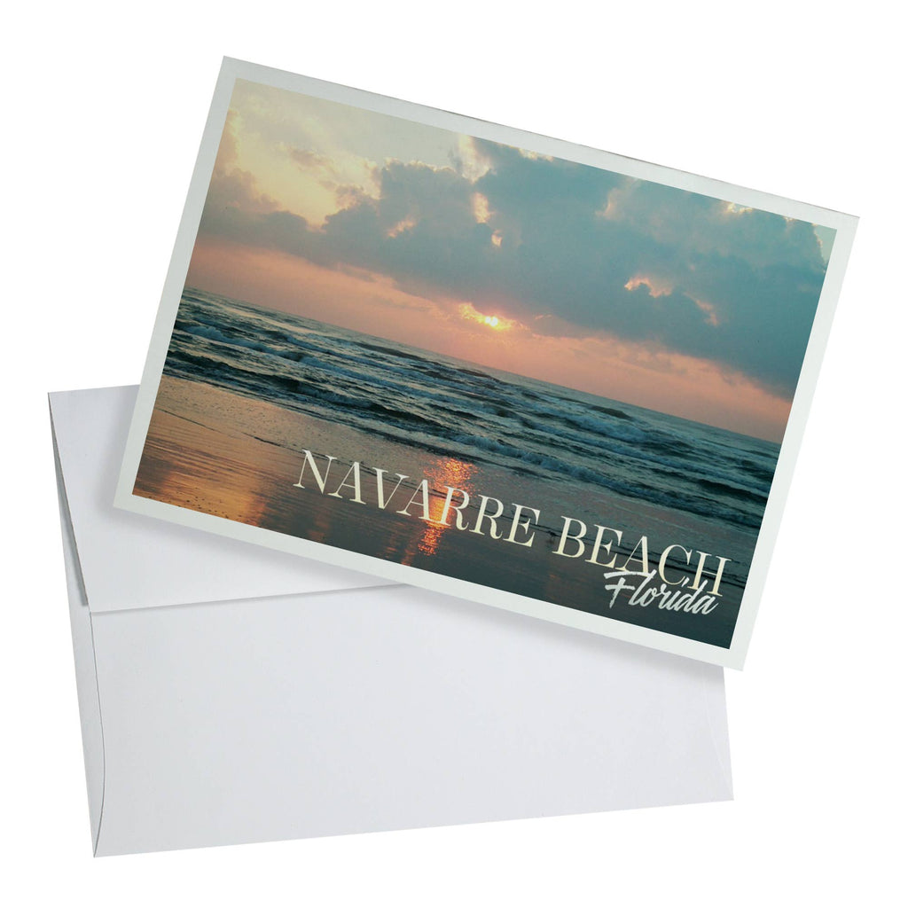Notecard 96017 Navarre Beach Florida Ocean at Dawn